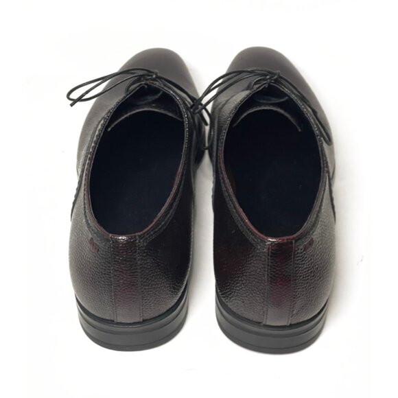 Fabi | Burgundy Lace Up Oxford Leather Dress Shoes main image 5